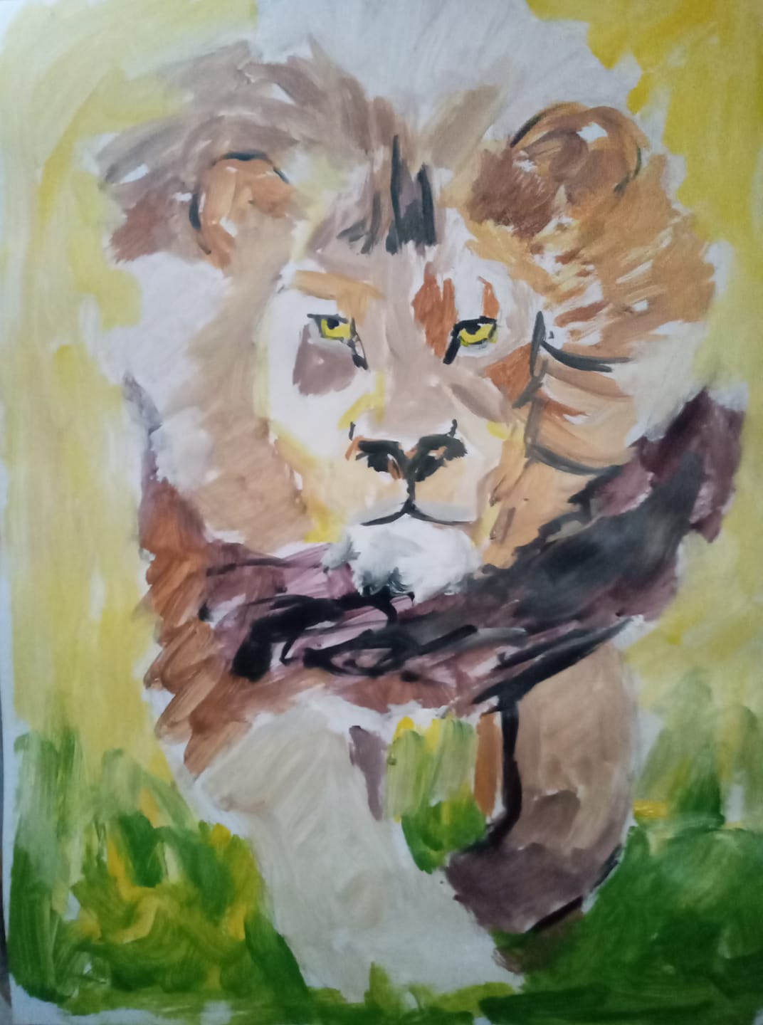 King of the Jungle Painting