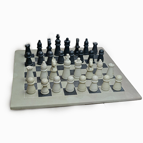 Black and white Soapstone Chessboards