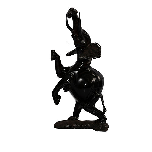 Climbing Elephant Carving