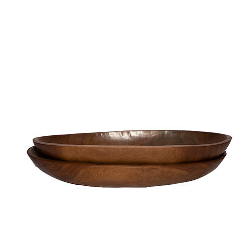 Oval Wooden Bowls